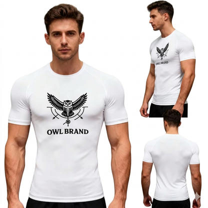 OWL Brand Performance Shirt weiß